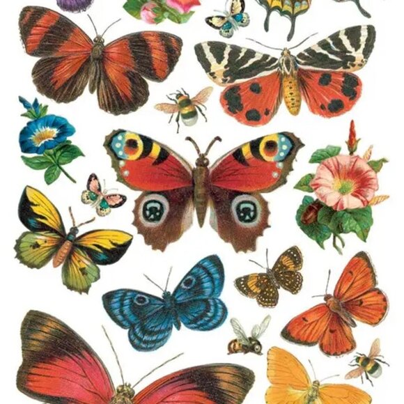 3 for $15 - Butterfly Forest Stickers - 2 NEW Sticker‎ Sheet for Stationary - Picture 4 of 5